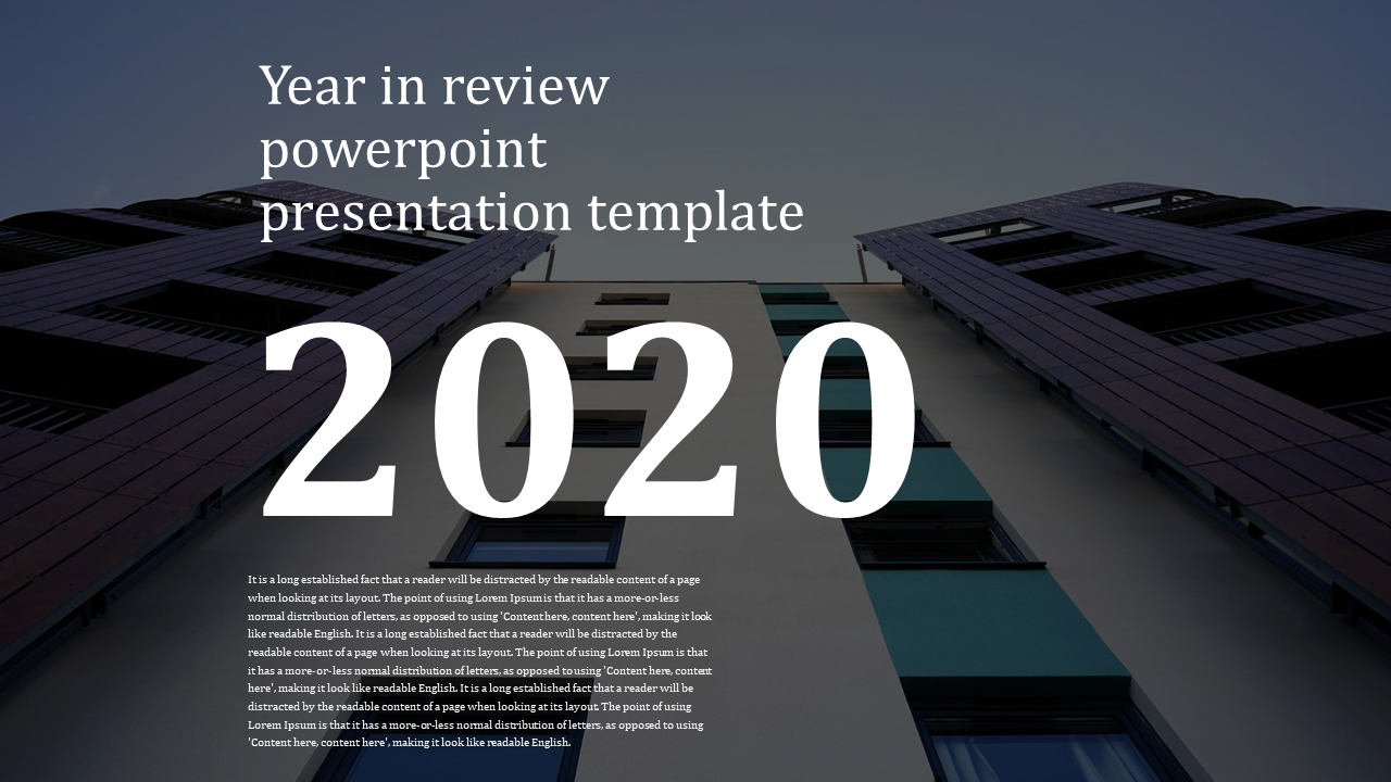 Best Year In Review PowerPoint Presentation Template